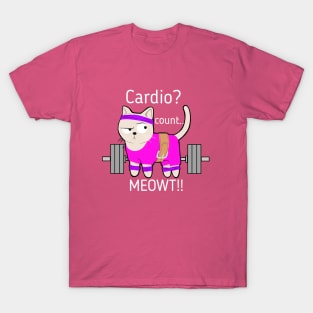 Weightlifting Kitty T-Shirt